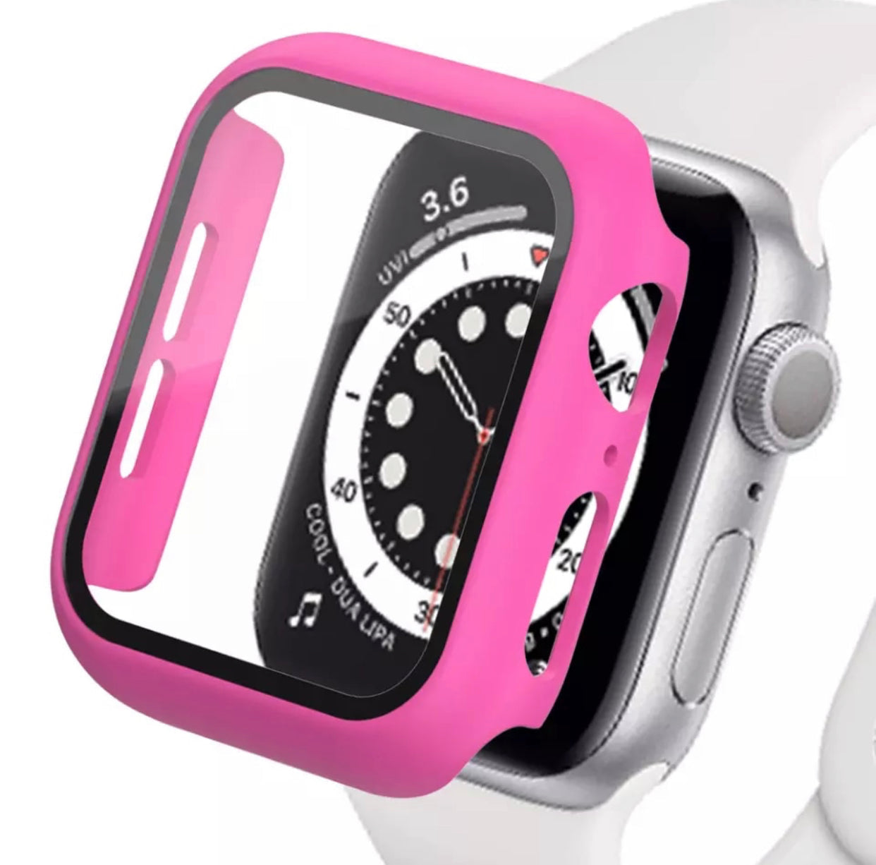 Premium Multi-Colour 2 in 1 Tempered Glass Shockproof Apple Watch Case- for selected Apple Watch in 44mm - Super Savings Technologies Co.,LTD Premium Multi-Colour 2 in 1 Tempered Glass Shockproof Apple Watch Case- for selected Apple Watch in 44mm - Super Savings Technologies Co.,LTD